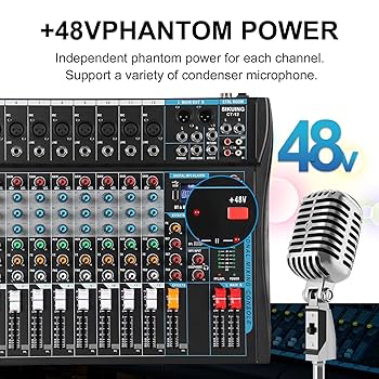 Amazon.com: SIKUING 12 Channel Audio Interfacer Sound Board
